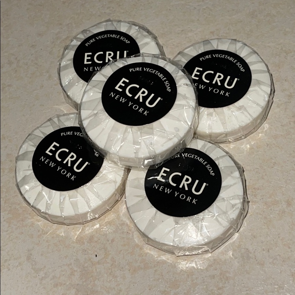 5-ECRU New York Pure Vegetable Soap Bars 2 oz each